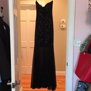 Black long NEW YEARS DRESS